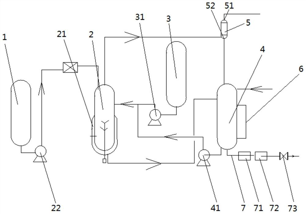 Decomposing device and decomposing method for chloroethylene rectification residual liquid