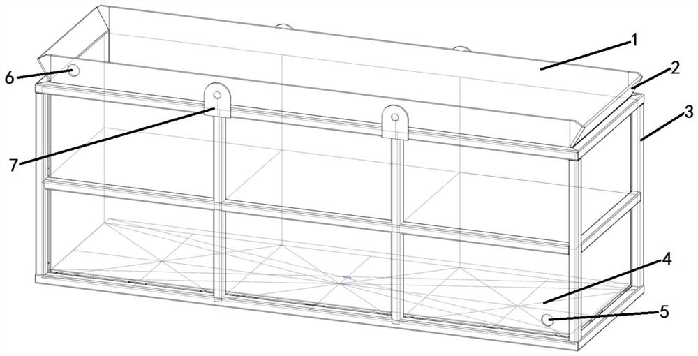 Emergency fire-fighting water tank for battery swap station