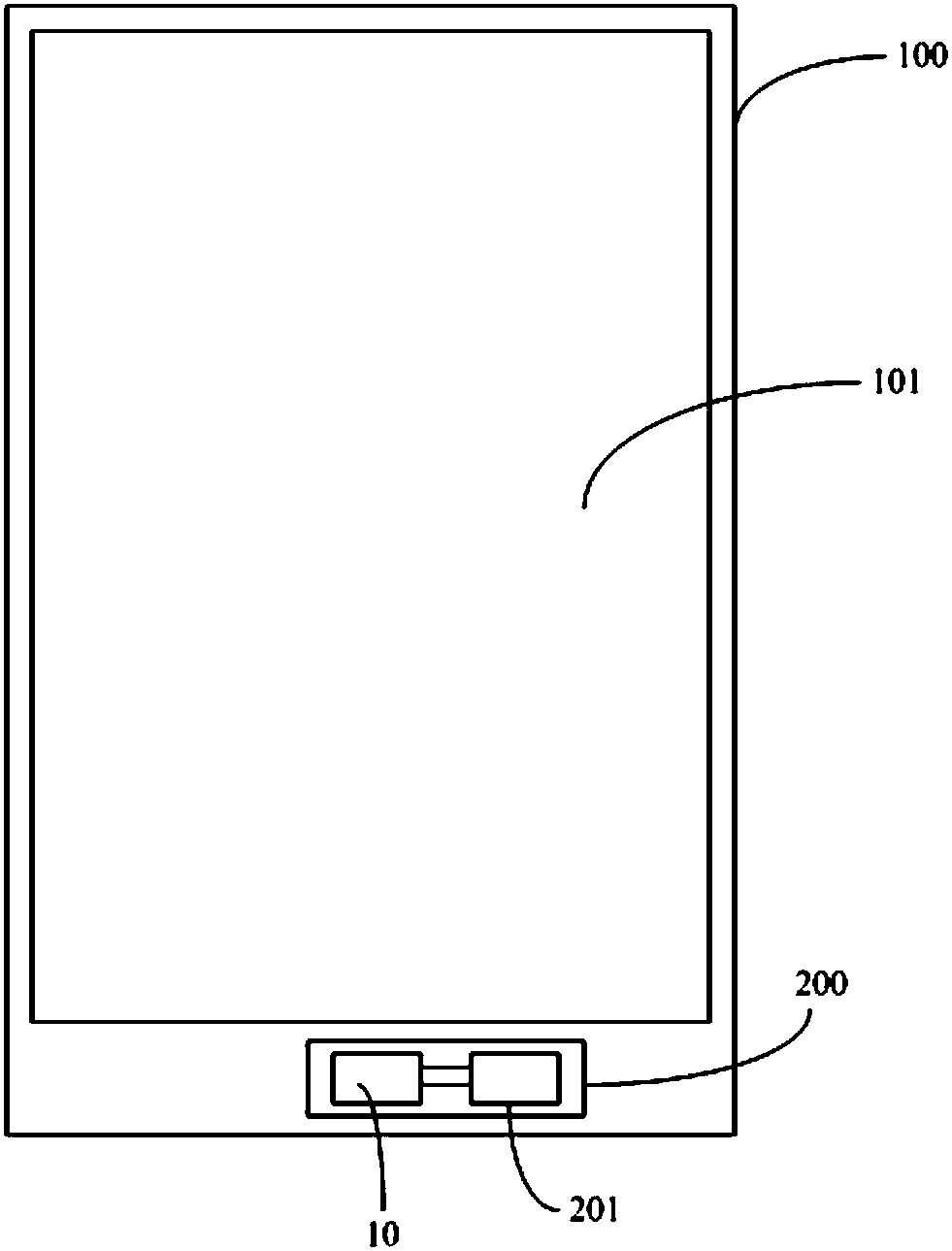 Integrated antenna package structure and terminal