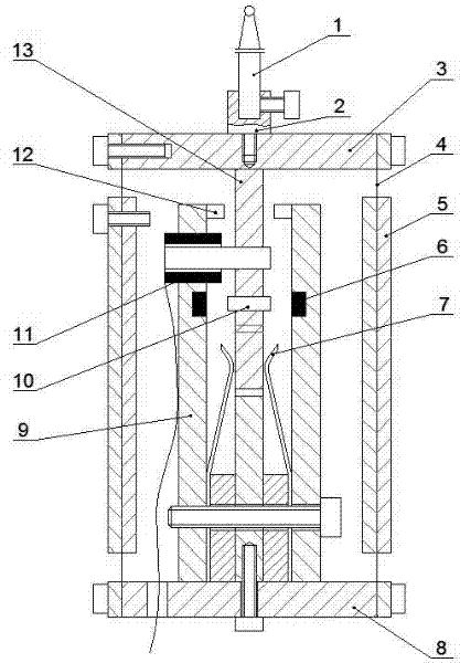 One-dimensional scanning measurement head mechanism with constant measurement force