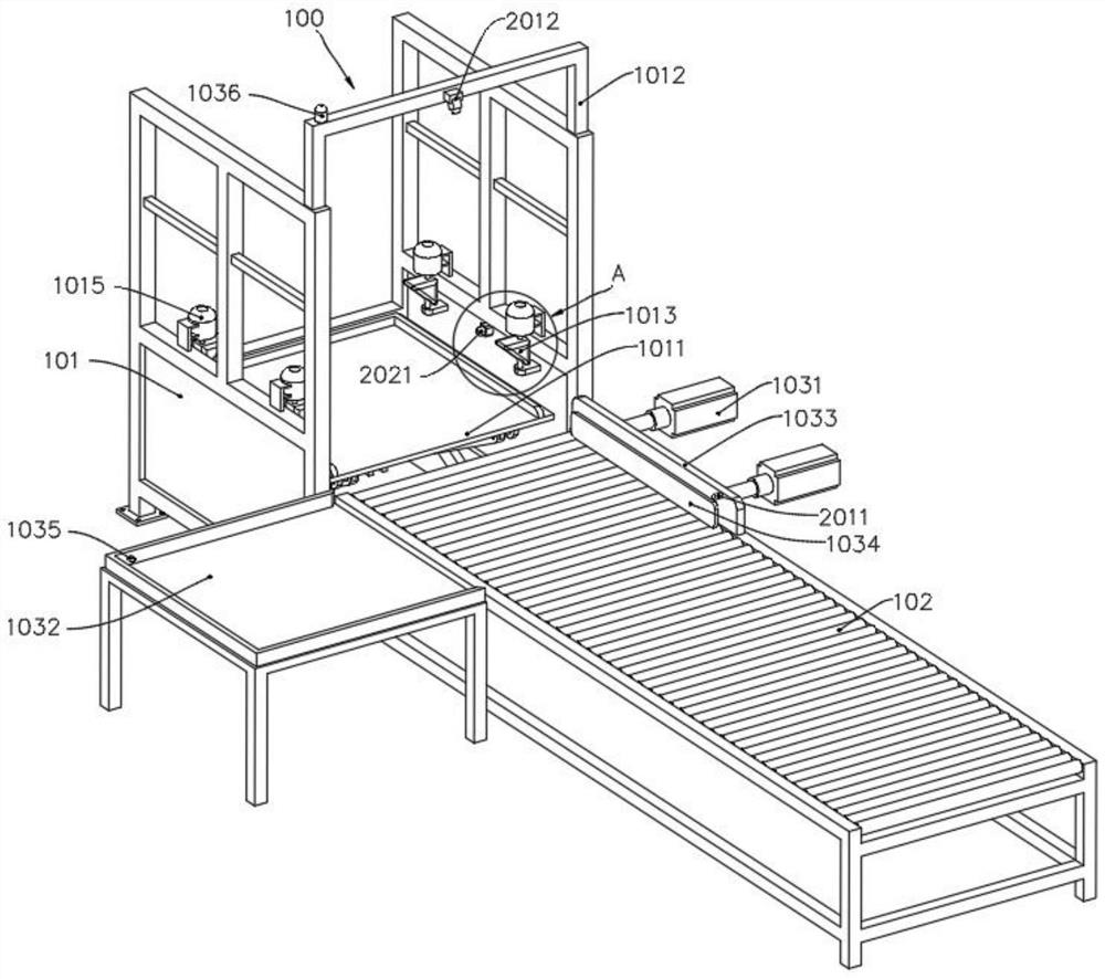 Logistics system damaged wood tray detection and alarm system and working method thereof