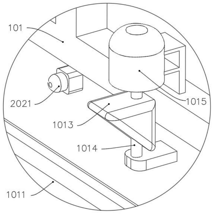 Logistics system damaged wood tray detection and alarm system and working method thereof