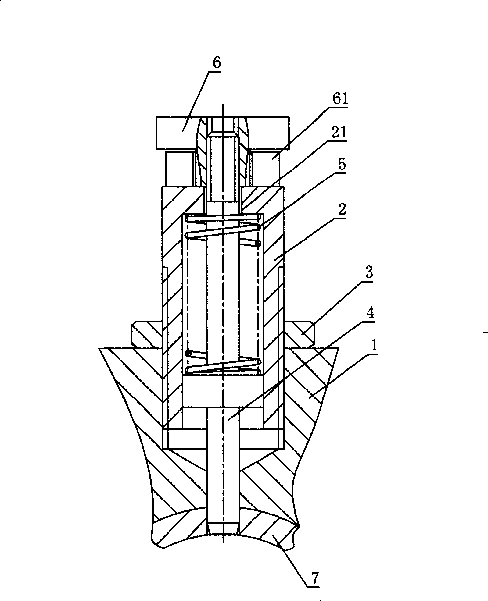 Manual positioning device of moving component