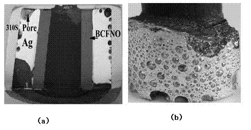High-temperature resistant Ag-Cu-O metal sealing material and use method thereof