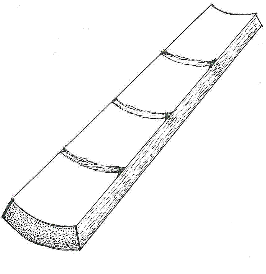 Wood and bamboo-unfolded thick veneer collection laminated material and preparation method thereof