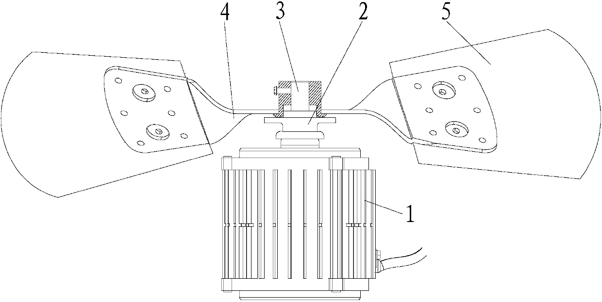 Motor assembly for centrifugal fan