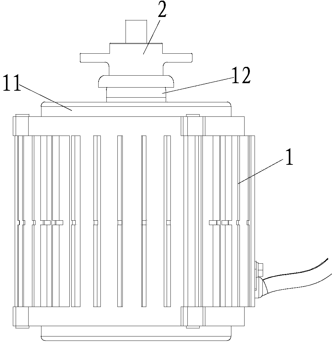 Motor assembly for centrifugal fan