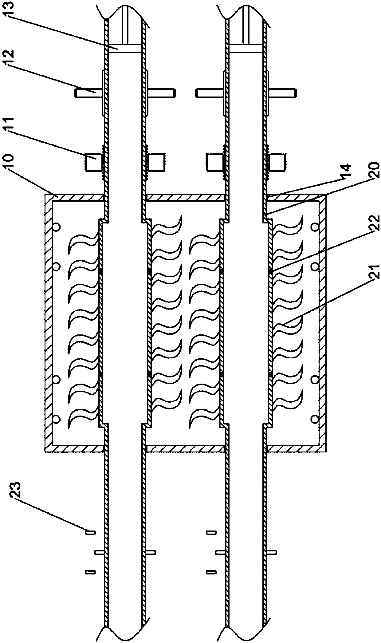 Chicken foot processing device