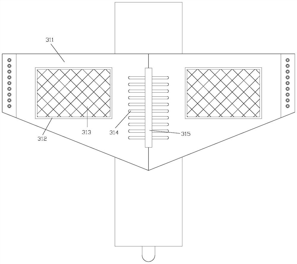 Information transmission device for damage separation of unmanned reconnaissance aircraft in maritime intelligent cruise