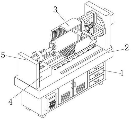 Inner wall machining equipment with positioning and supporting structure for equipment part production