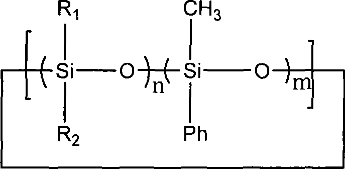 Method for preparing phenyl-containing mixed cyclic siloxane