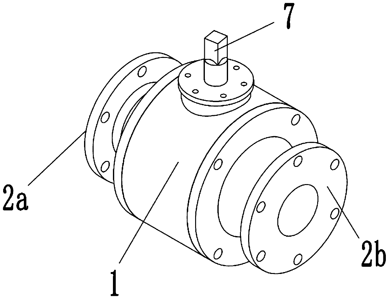 Wear-free ball valve
