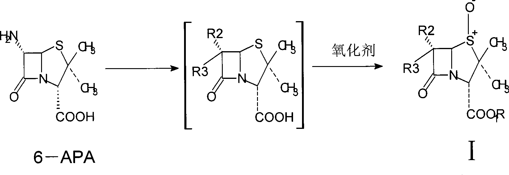 Catalytic oxidation system and use thereof in tazobactam synthesis