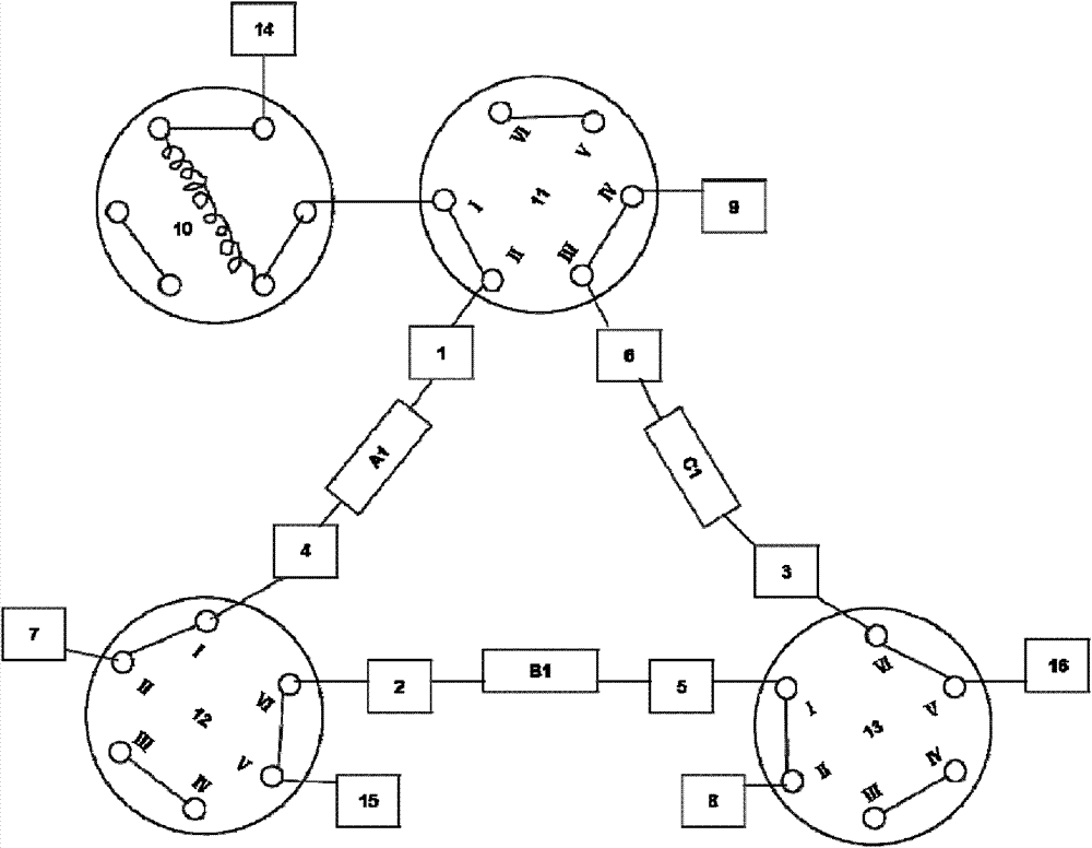 Three-column cyclic separation system for preparing high-purity tanshinone compound and method thereof