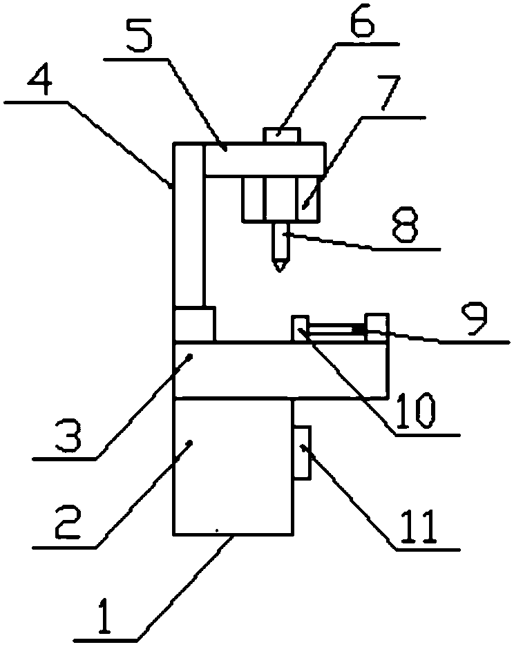 Drilling machine with fixture