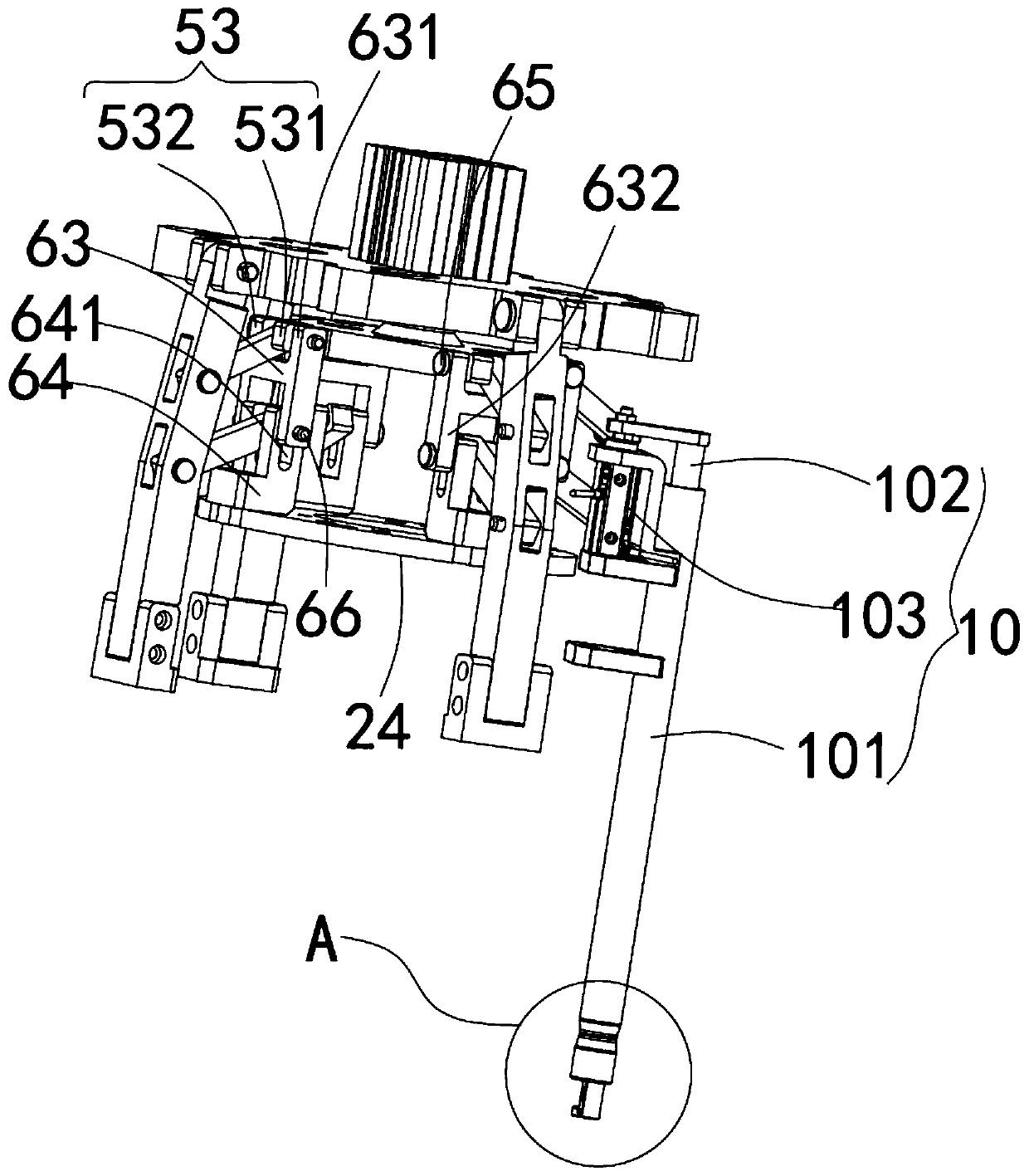 Wire end tightening humanoid robot and using method thereof