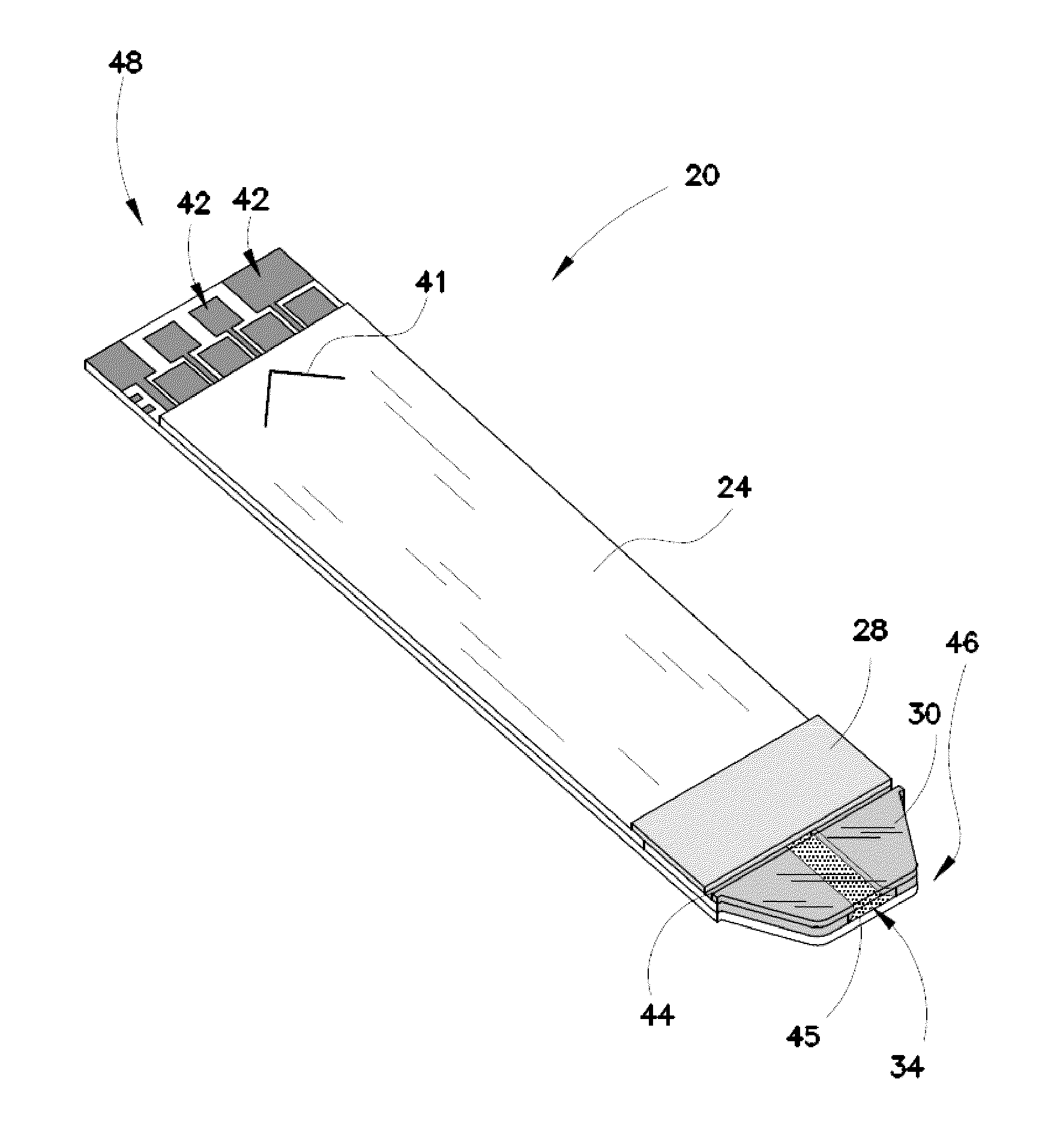 Electrical patterns for biosensor and method of making