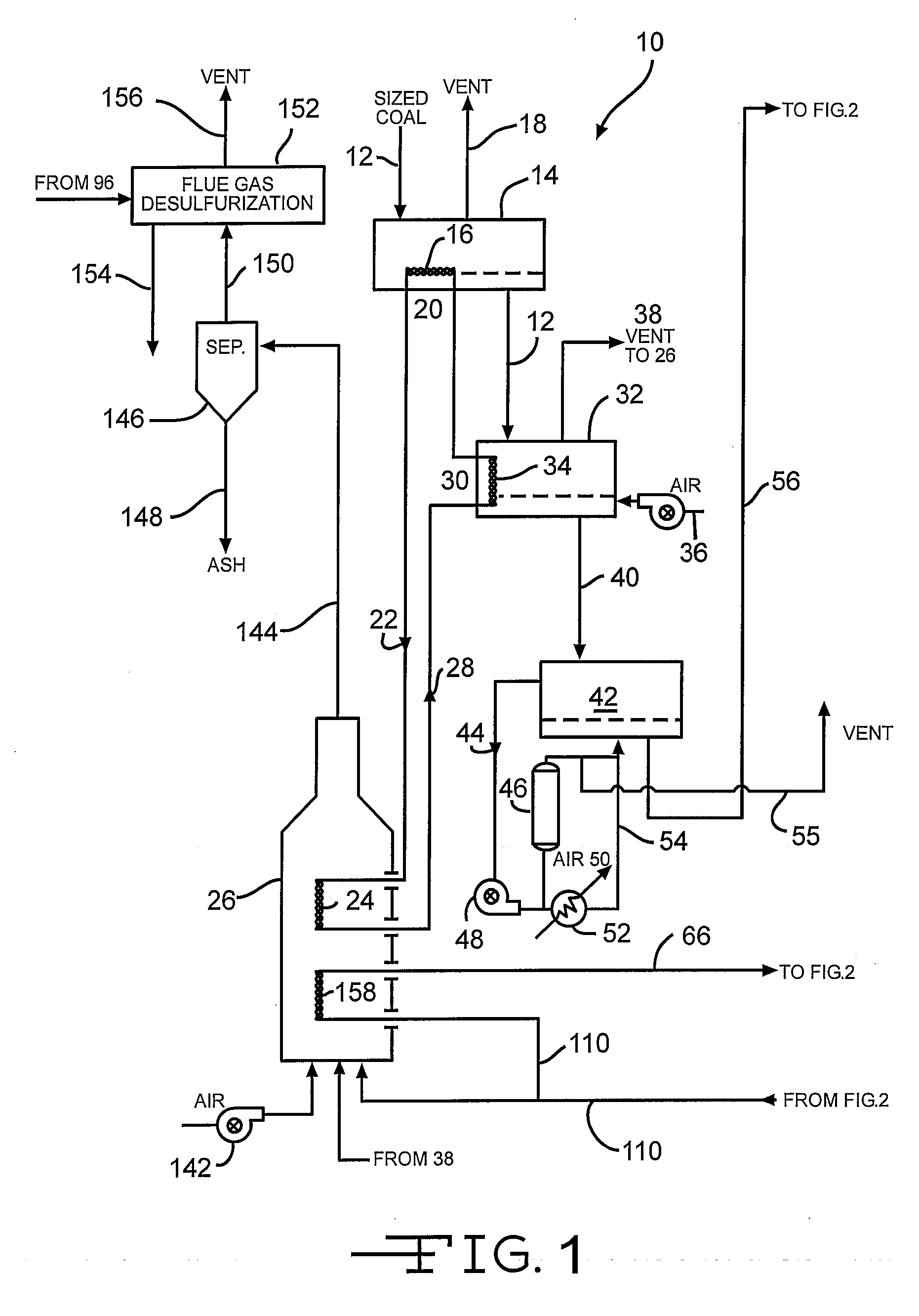 Process for treating bituminous coal by removing volatile components