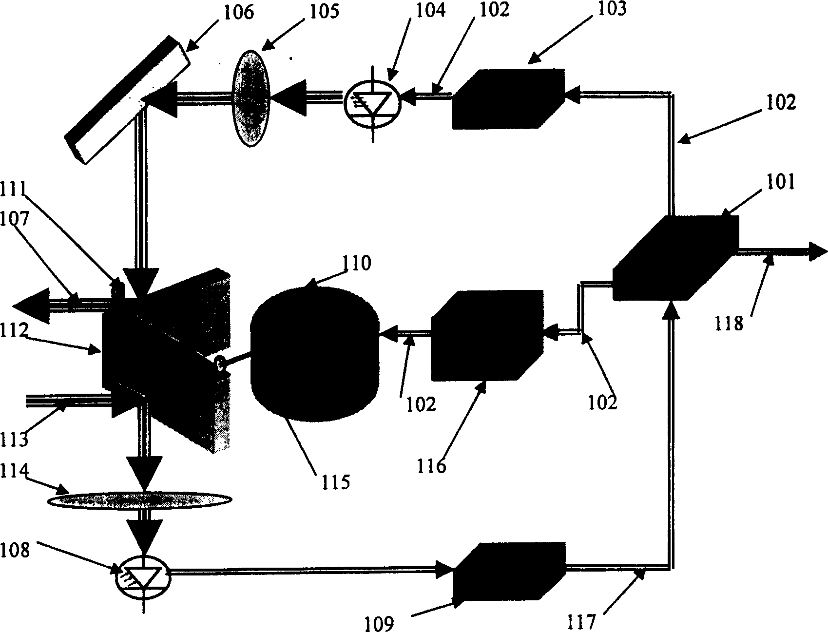 Vehicle mounted scanning type laser radar detection system and method for detecting dangerous articles ahead