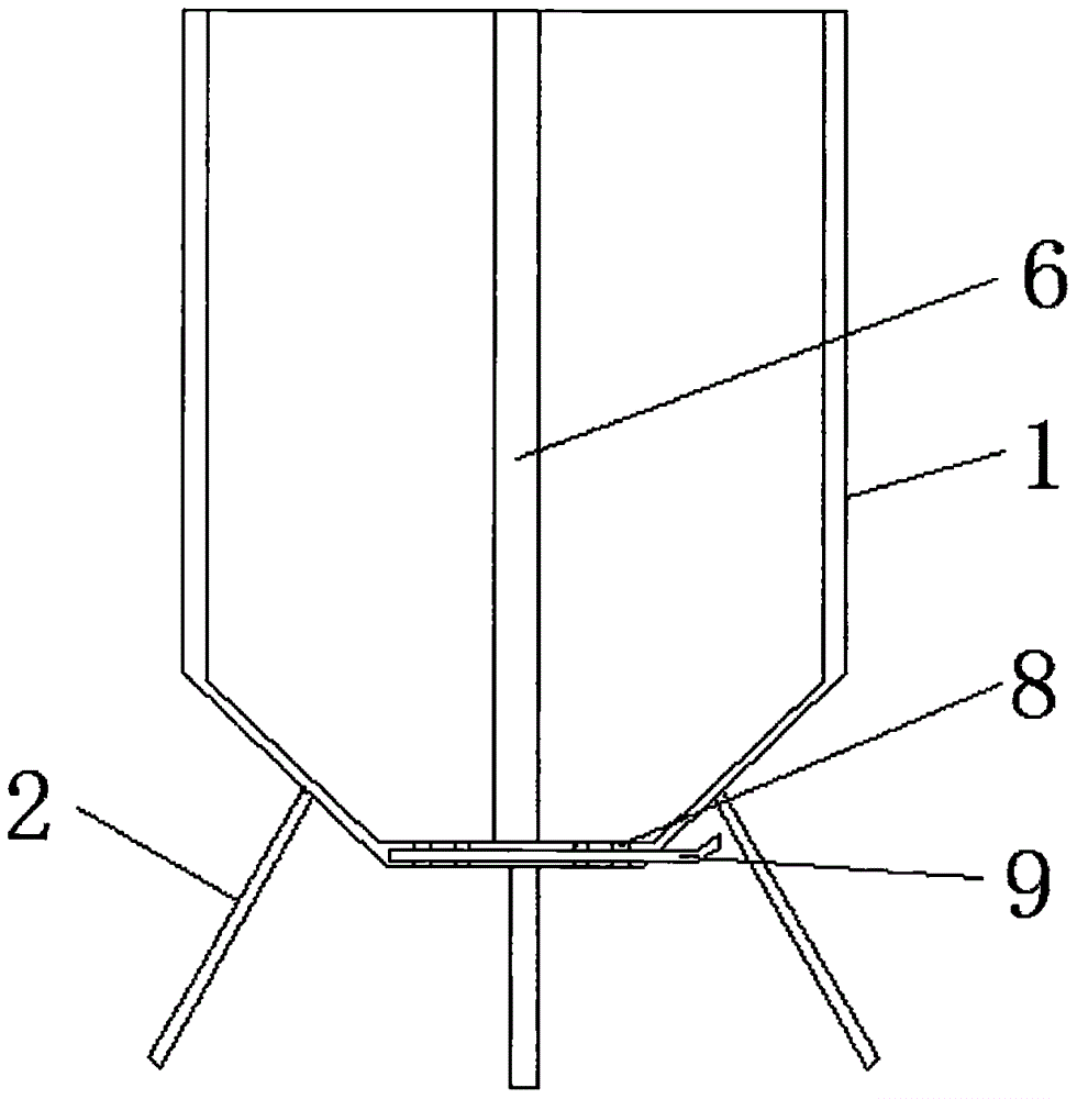 Mixing device for experiment in inorganic chemistry