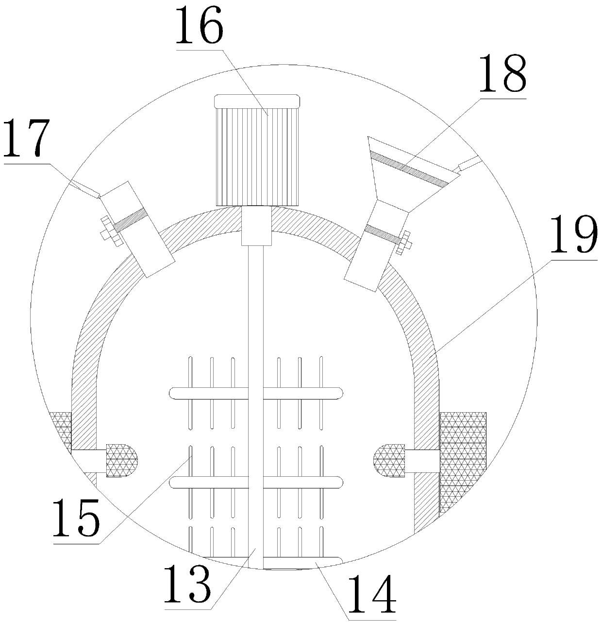 Production device of high-cleanness and high-efficiency biodiesel