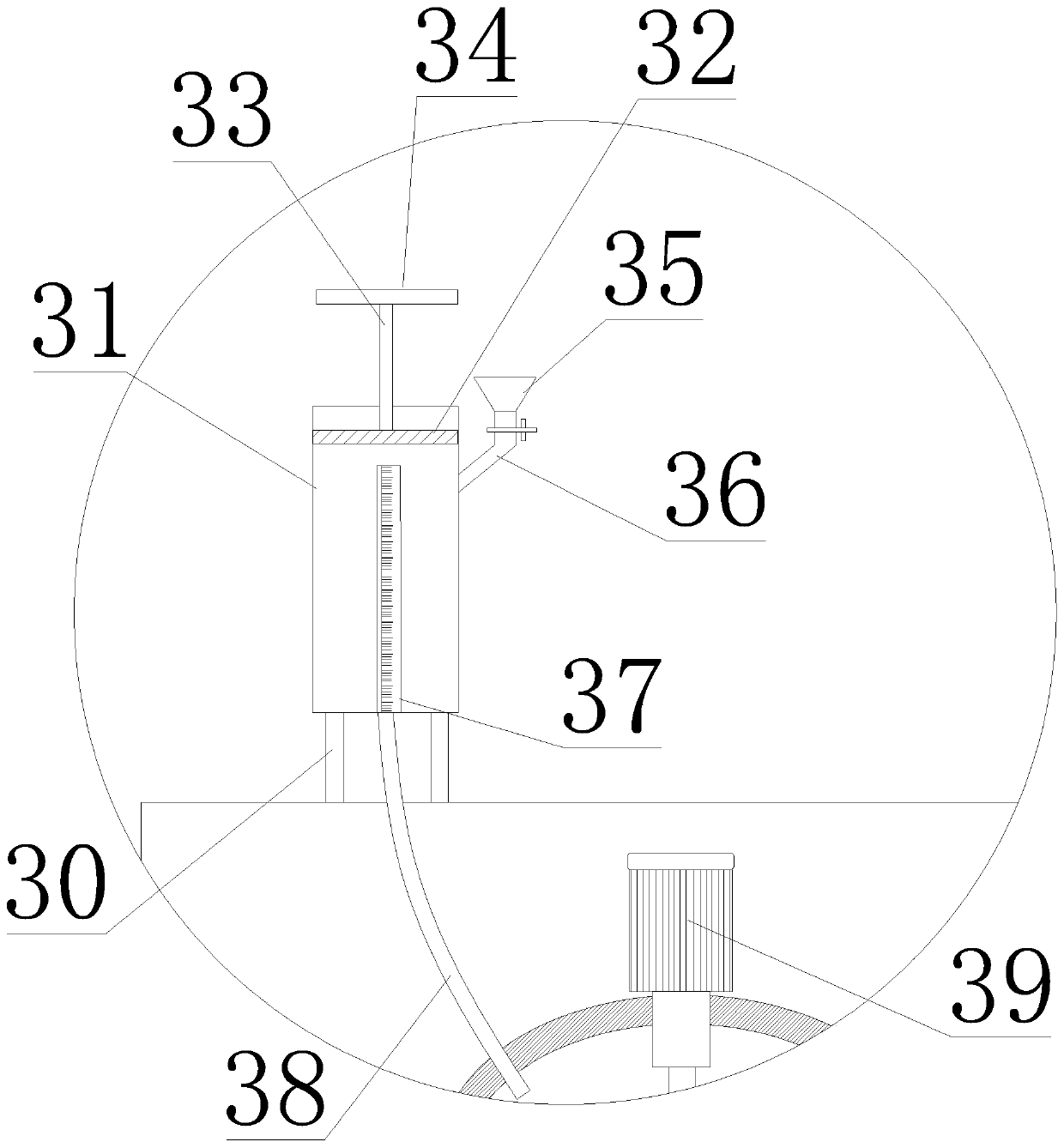 Production device of high-cleanness and high-efficiency biodiesel