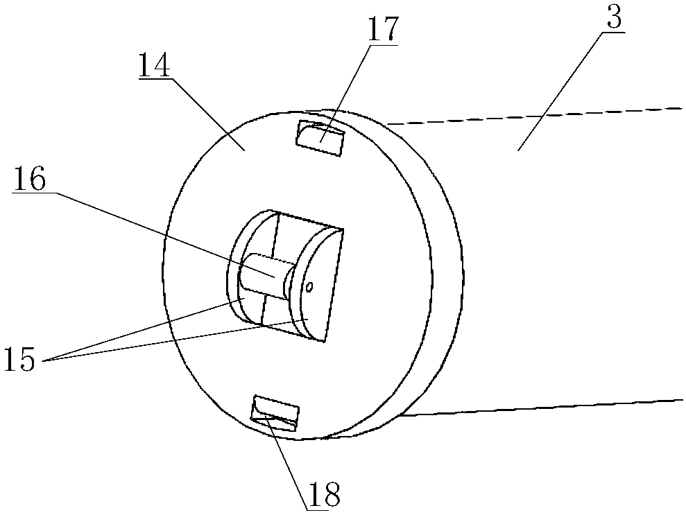 Rope-driven telescopic rod