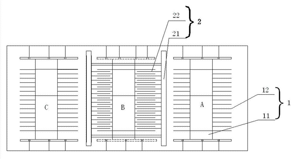 Exchange transmission device of three-dimensional garage