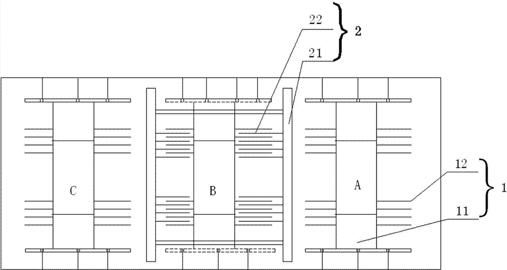 Exchange transmission device of three-dimensional garage