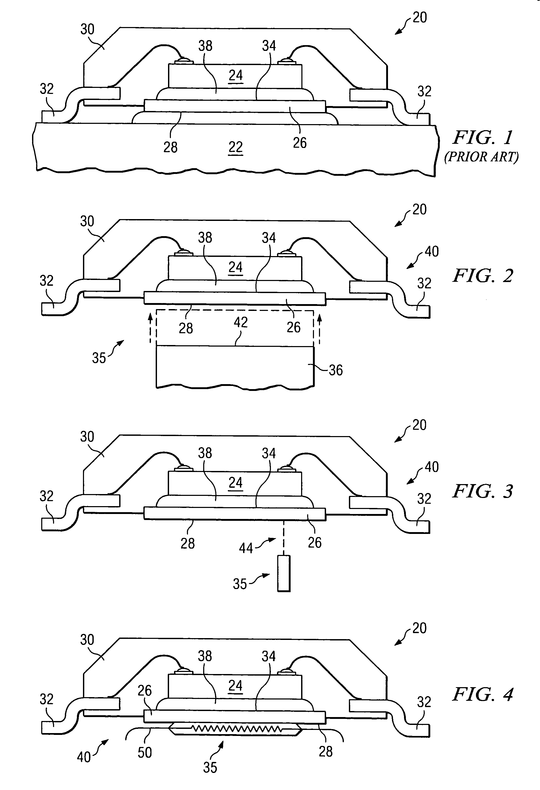 Thermal testing method for integrated circuit chips and packages