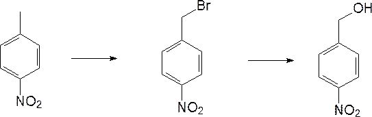 Production process of p-nitrobenzyl alcohol