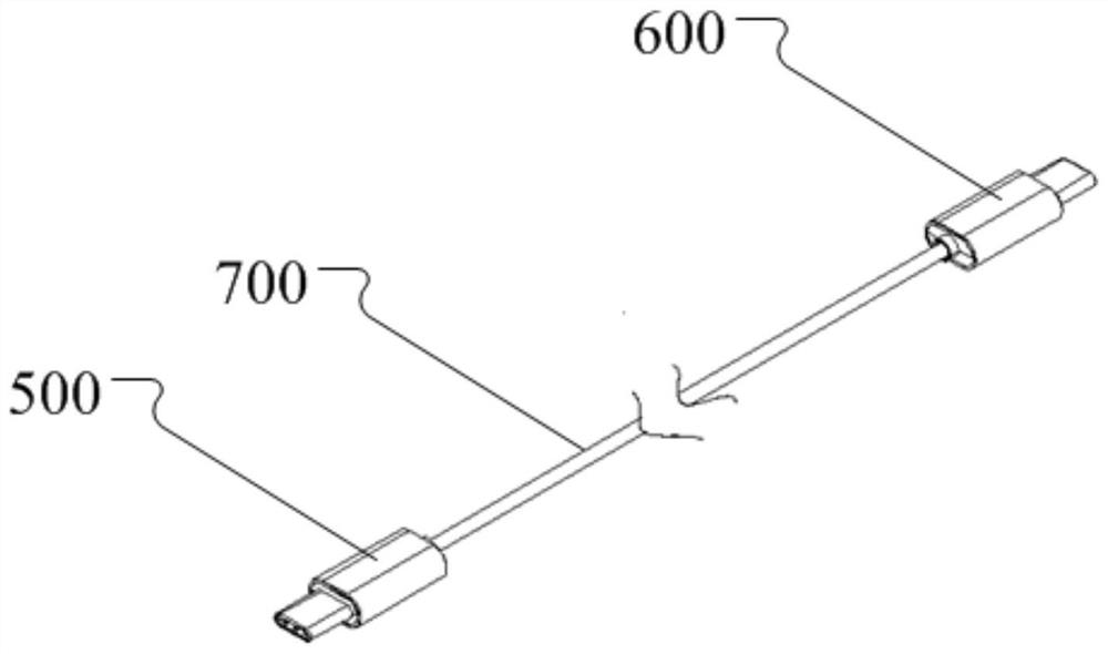 Shell structure of photoelectric module, connector, data line and manufacturing method