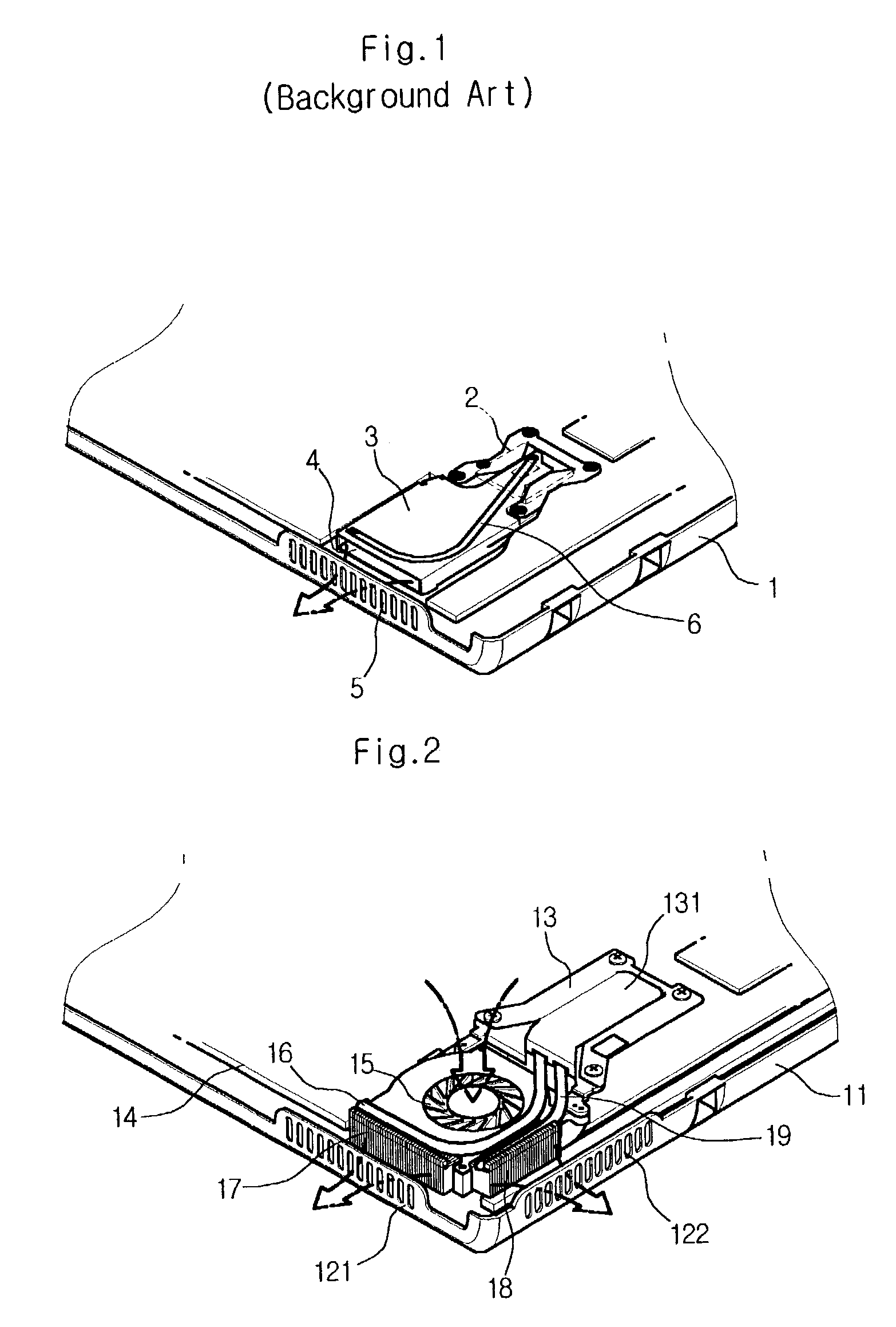 Cooler of notebook personal computer and fabrication method thereof