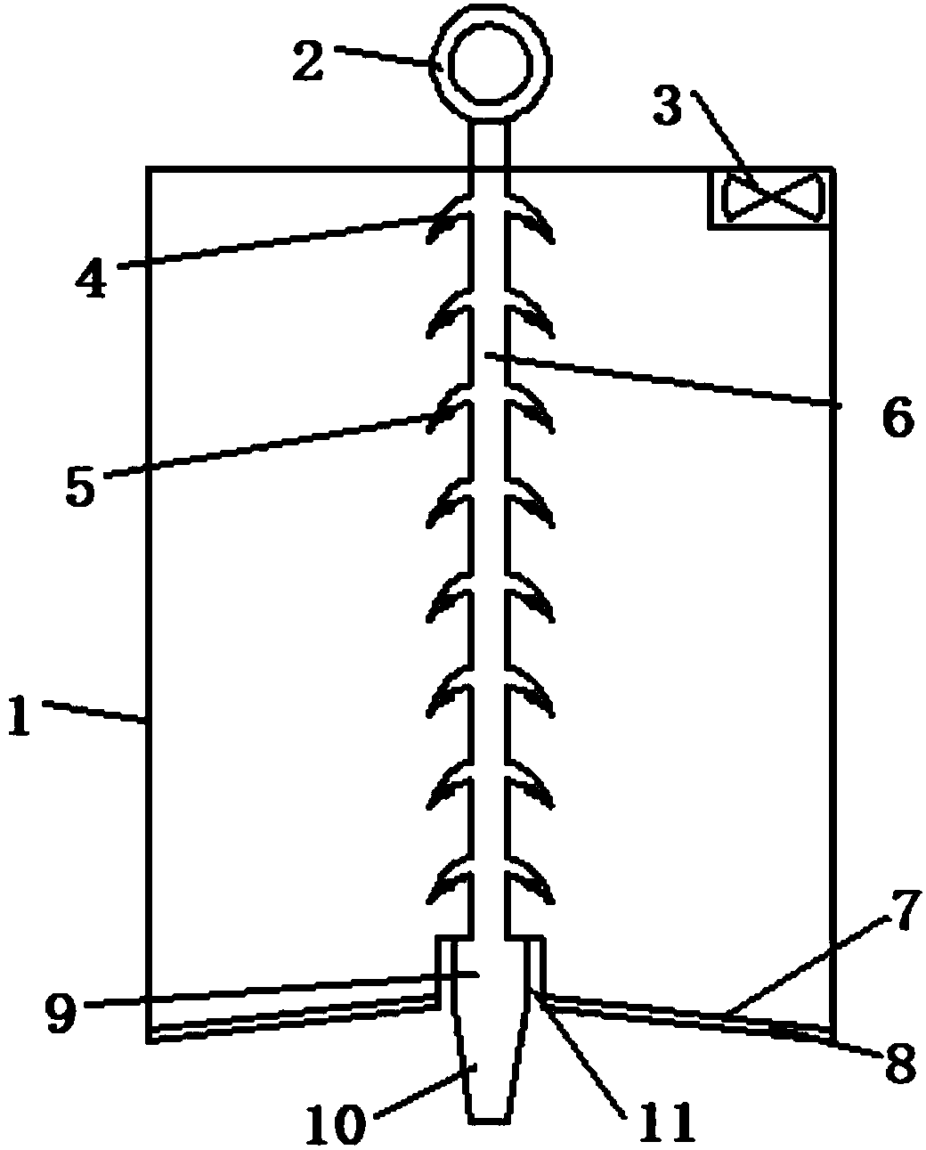 Fixing device of metal armor removal type switchgear
