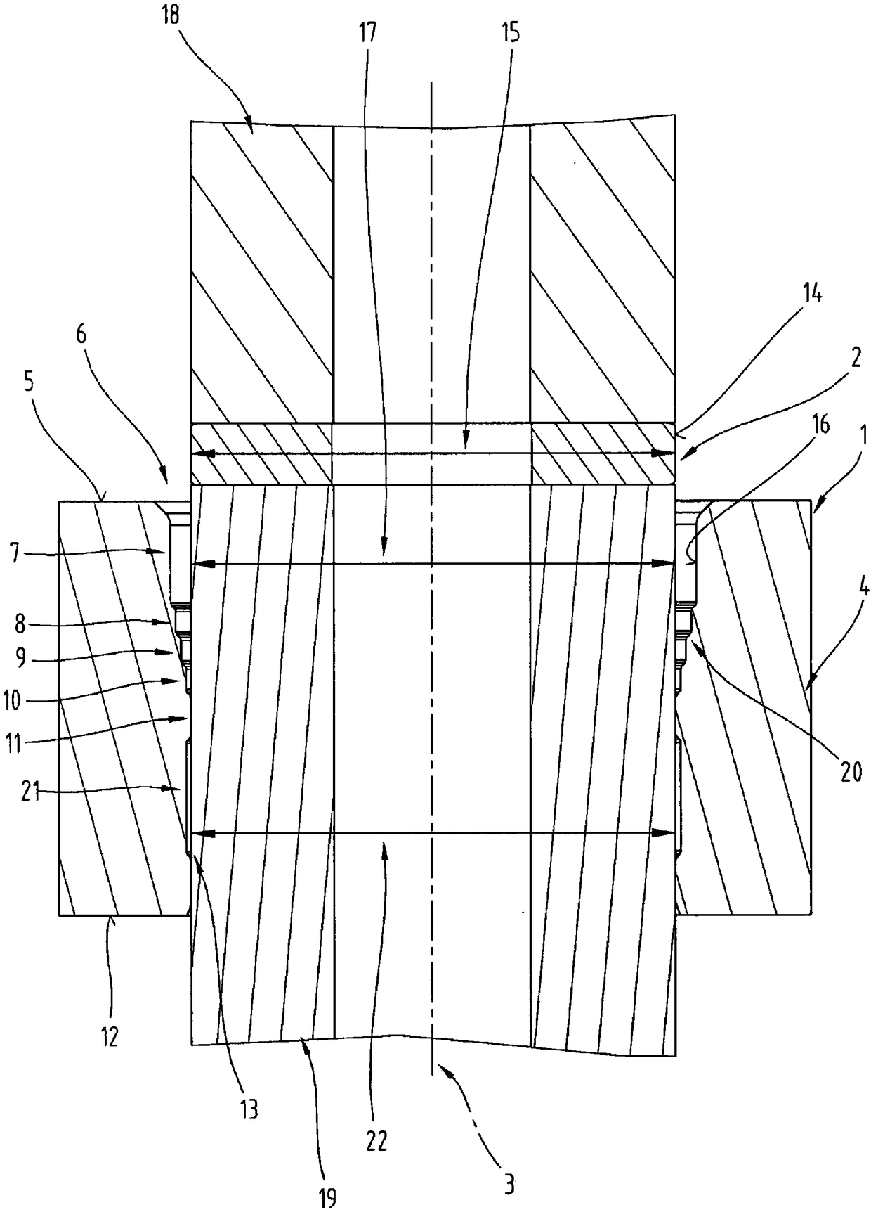 Method and mold for surface densification and alignment of sintered components