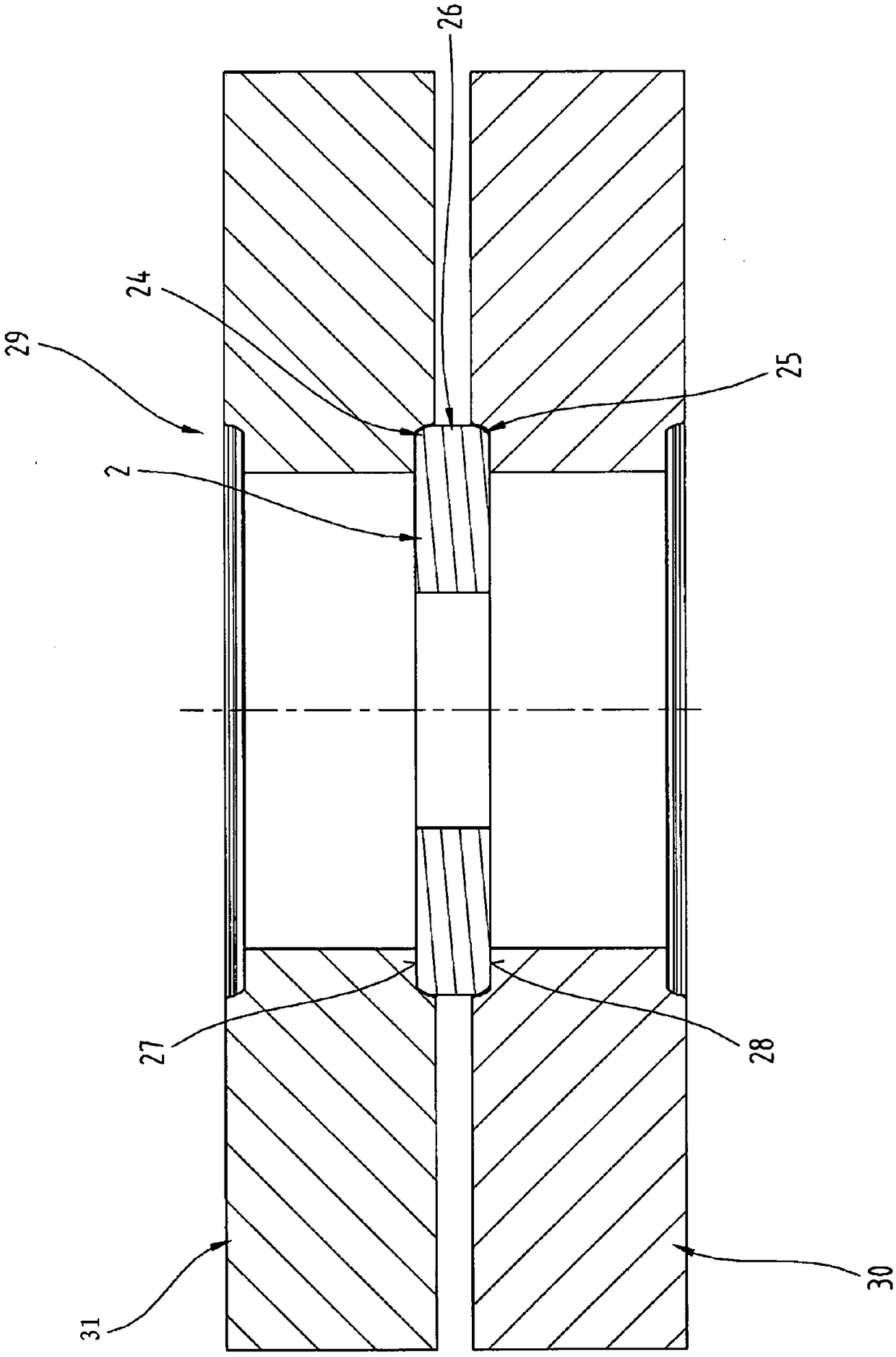 Method and mold for surface densification and alignment of sintered components