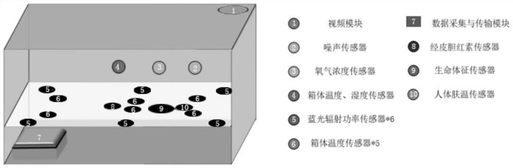 Blue-ray box on-line monitoring method and blue-ray box on-line monitoring system