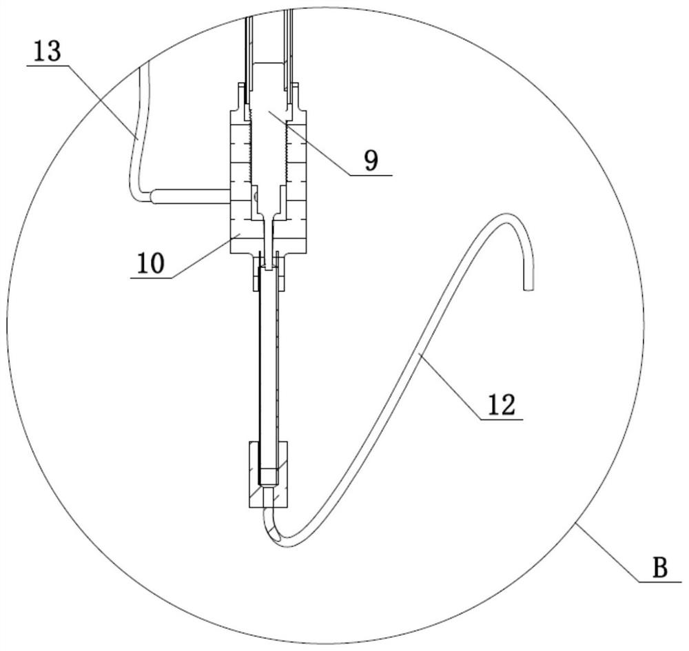 Vacuum type low-temperature control needle valve
