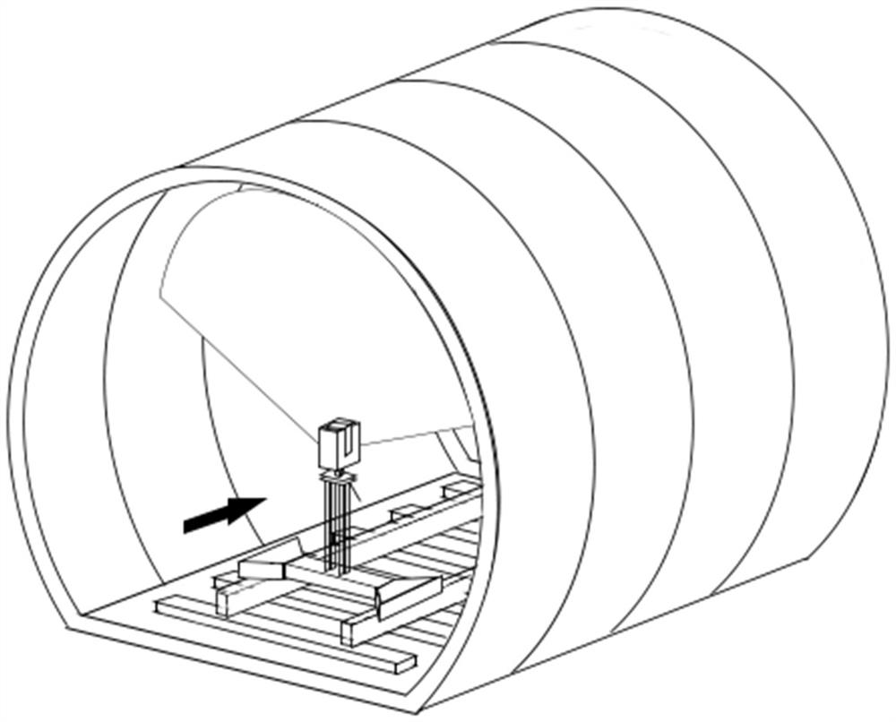 An automatic extraction method for the transverse diameter of a subway circular shield tunnel