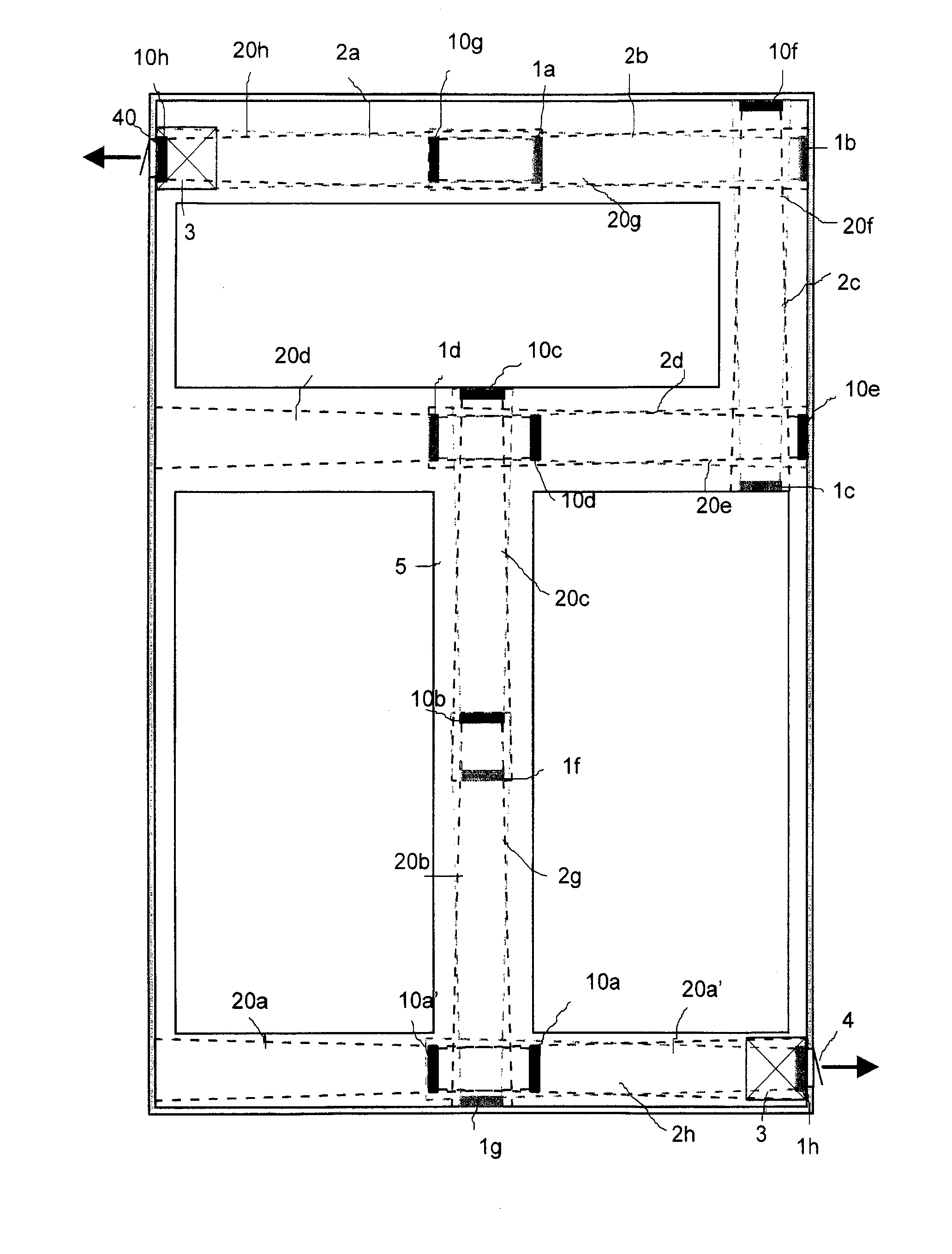 Method and system for controlling, guiding and warning