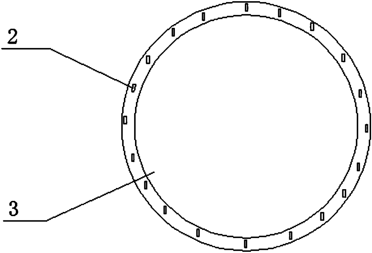 Geotextile anti-blocking permeable pile construction device and method