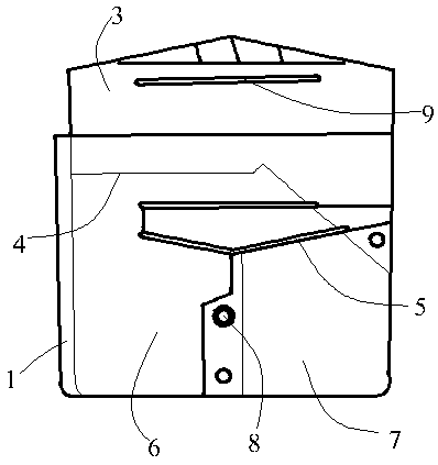 A pocket sewing auxiliary tool