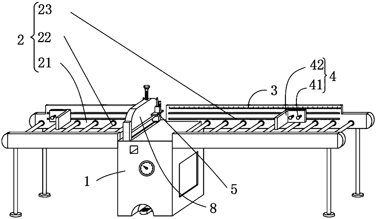 Full-automatic numerical control aluminum material machining system