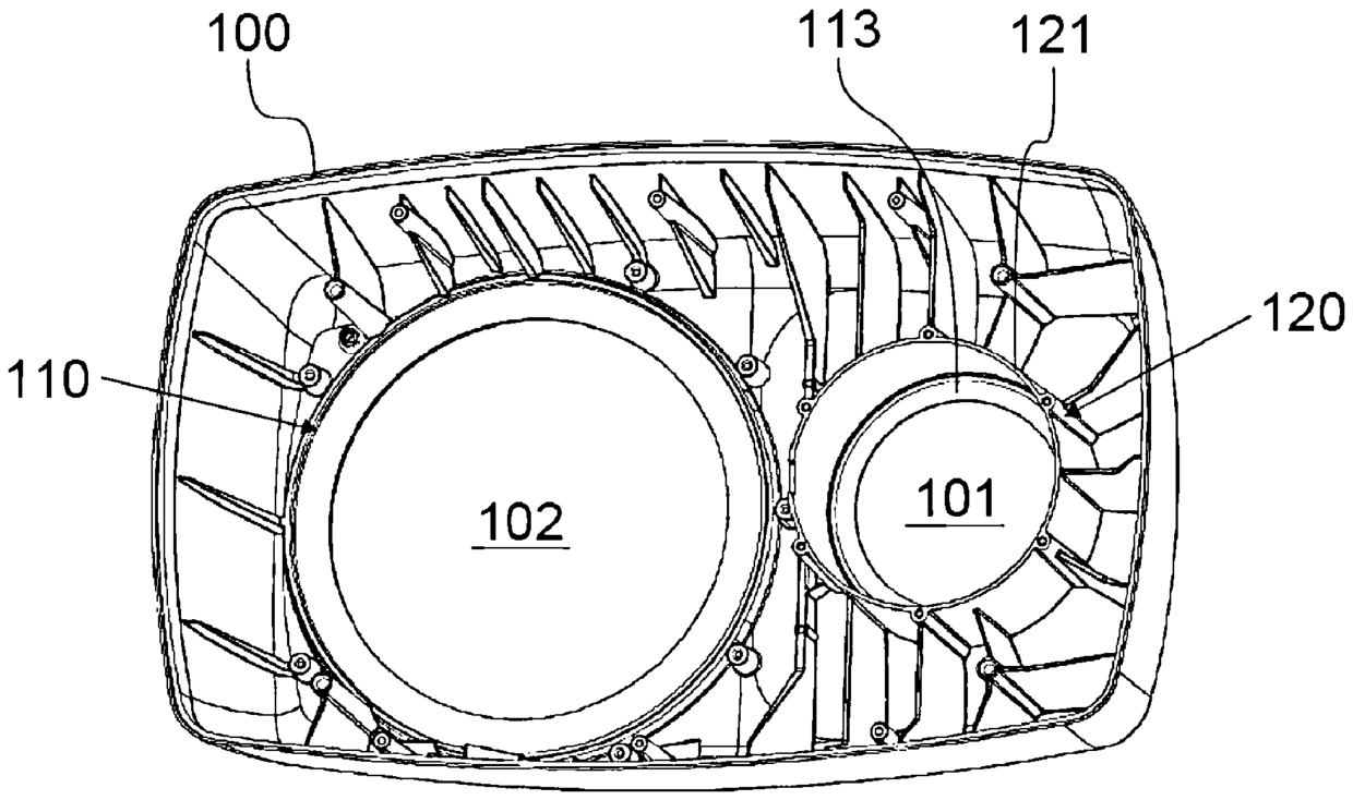 Wiring device for wiring litz wires of drive unit and drive unit including same