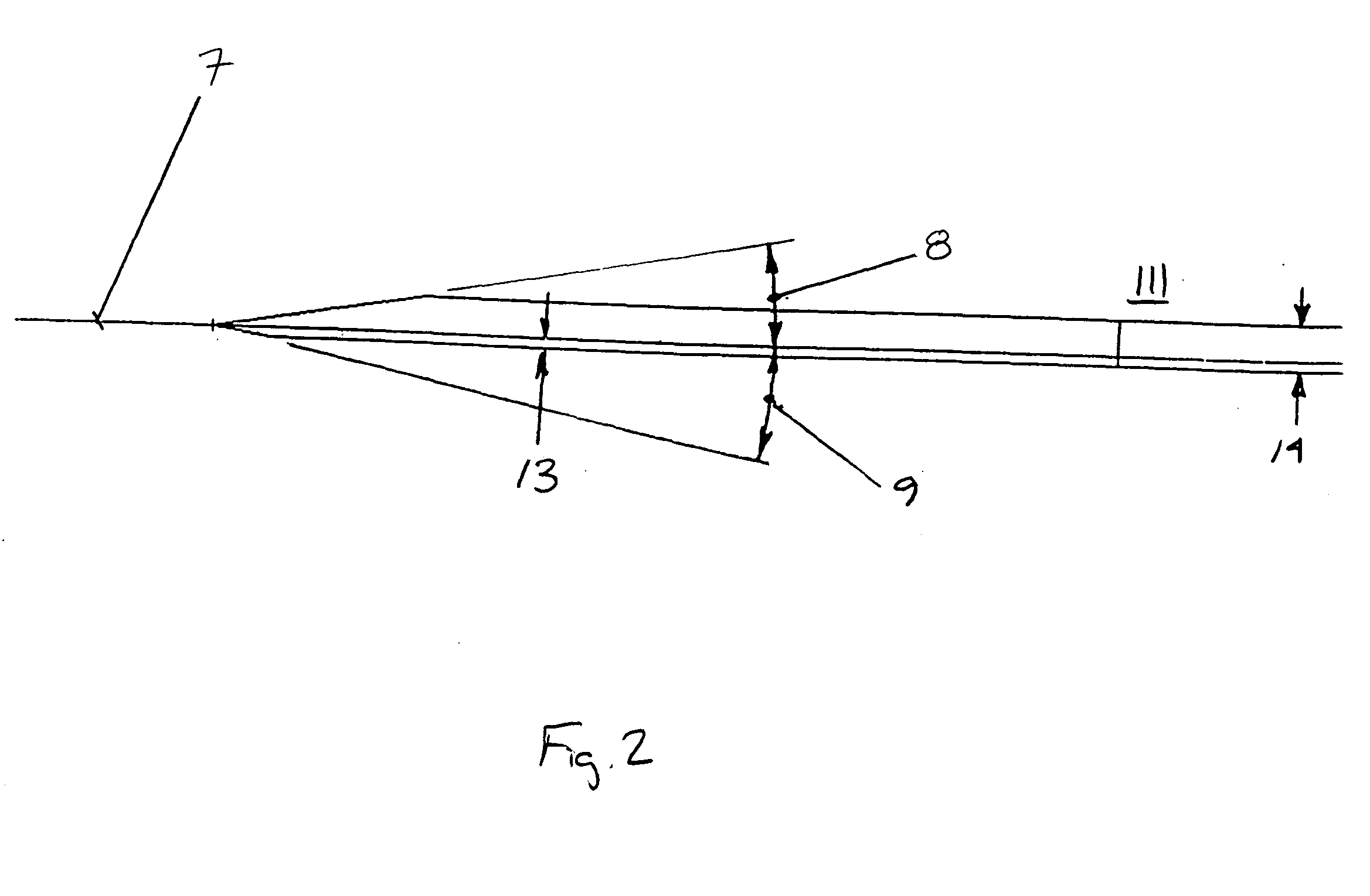 Non-separating diffuser for holes produced by a two step process