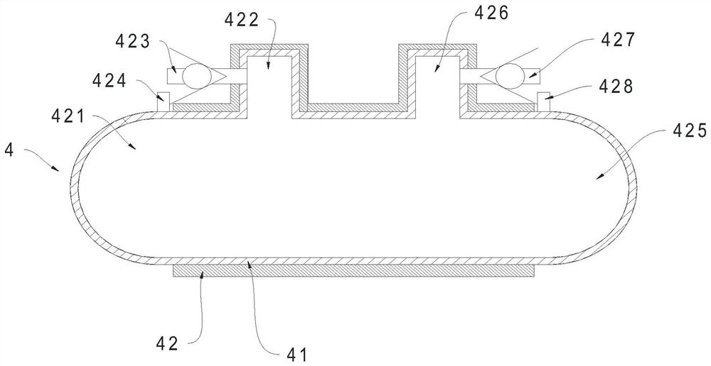 Double-door structure capable of preventing door from slightly rotating