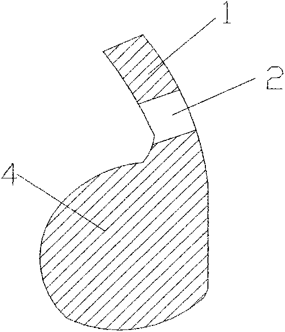 Production method of secondary ejection nose pad spectacles and structure thereof
