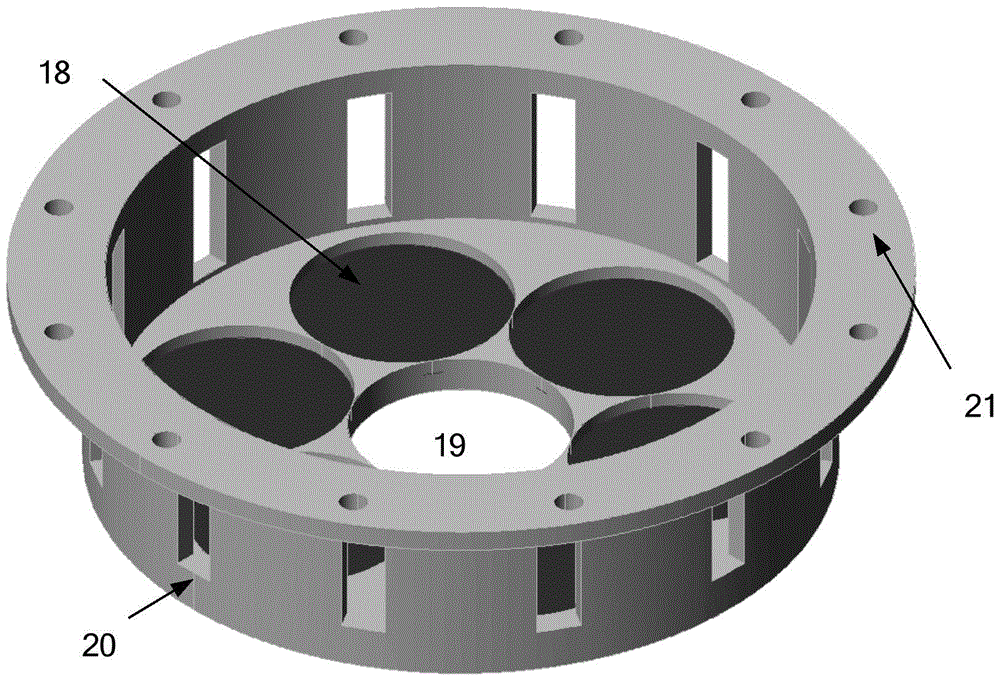 A Dewar system for high temperature superconducting magnetic levitation energy storage flywheel