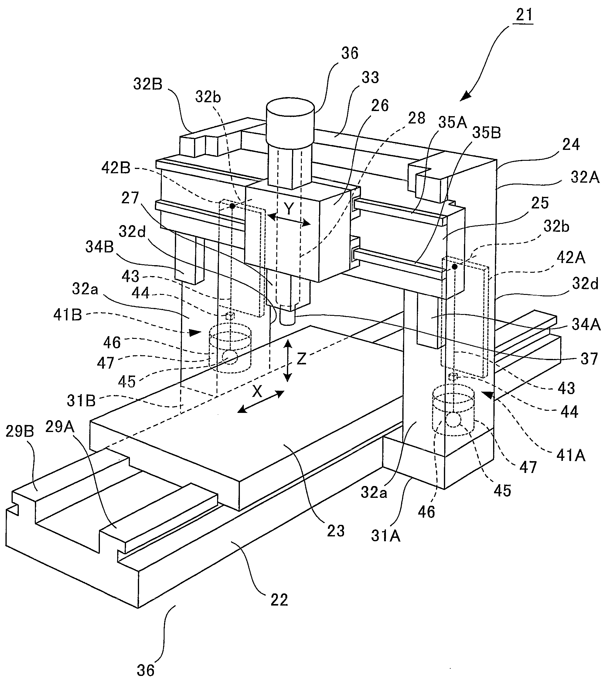Spindle inclination detector and machine tool including the same