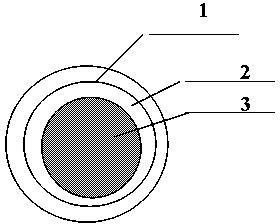 Solid metal calcium-aluminum cored wire and preparation method thereof